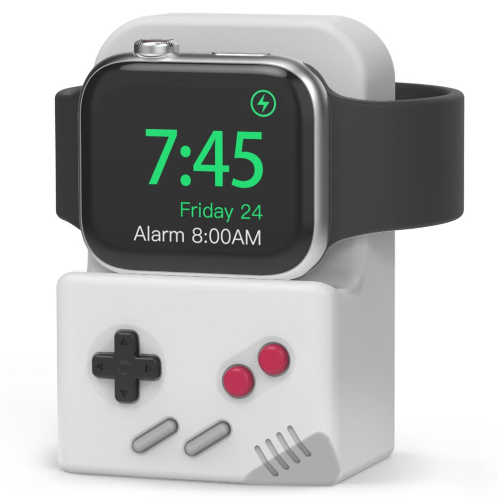 Silikone Holder passer til Apple Smartwatch - SΓΈlv#serie_2
