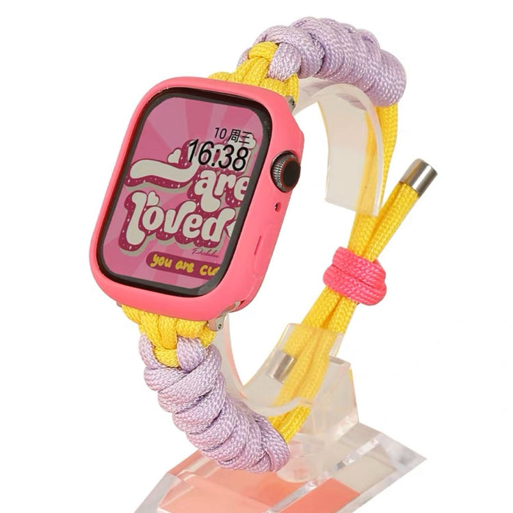 Super Kønt Metal Og Nylon Universal Rem passer til Apple Smartwatch - Flerfarvet#serie_1