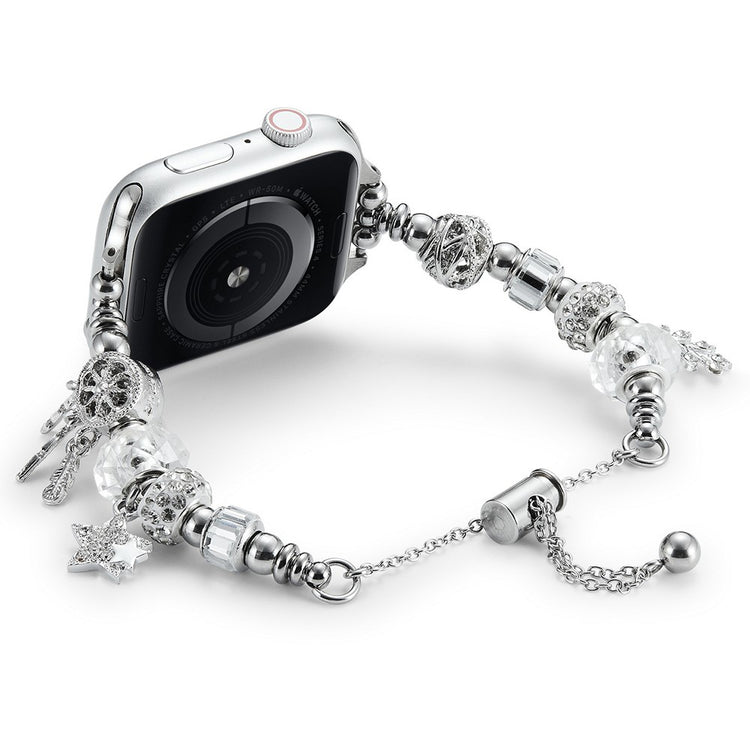 Helt Vildt Cool Metal Universal Rem passer til Apple Smartwatch - Sølv#serie_3