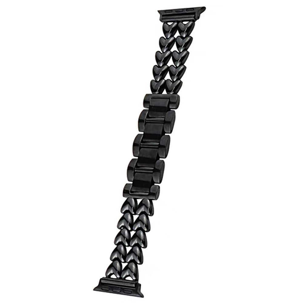 Solid Metal Universal Rem passer til Apple Smartwatch - Sort#serie_1