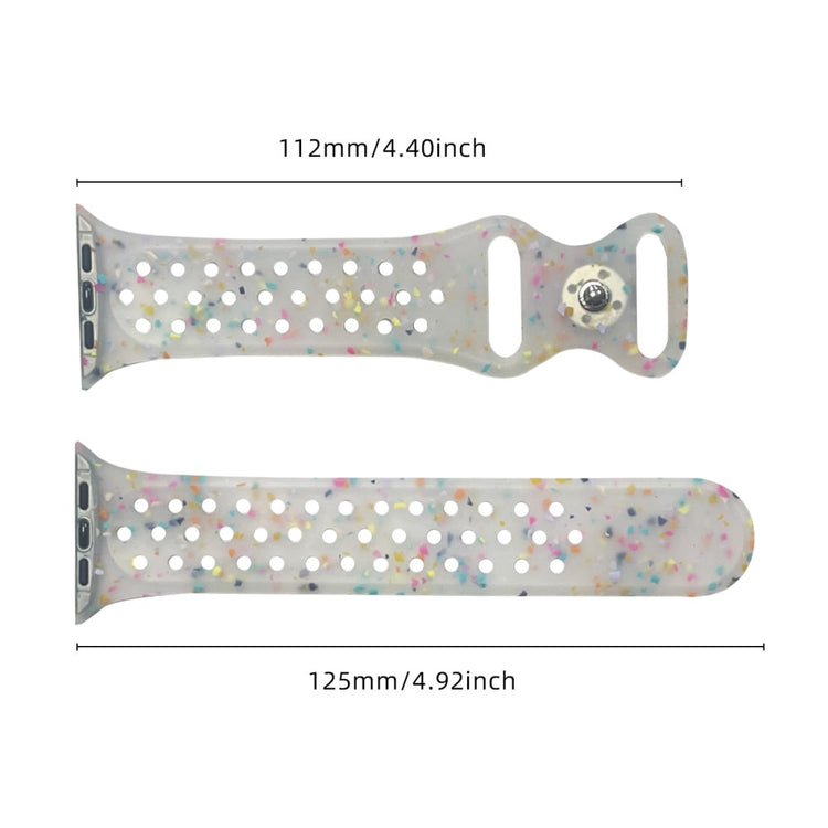 Silicone Band Apple Watch Universal 49mm/45mm/42mm Pattern Watch Strap - Transparent#serie_5