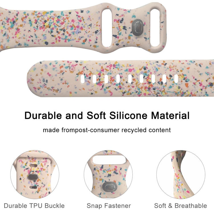 Sejt Silikone Universal Rem passer til Apple Smartwatch - Pink#serie_2