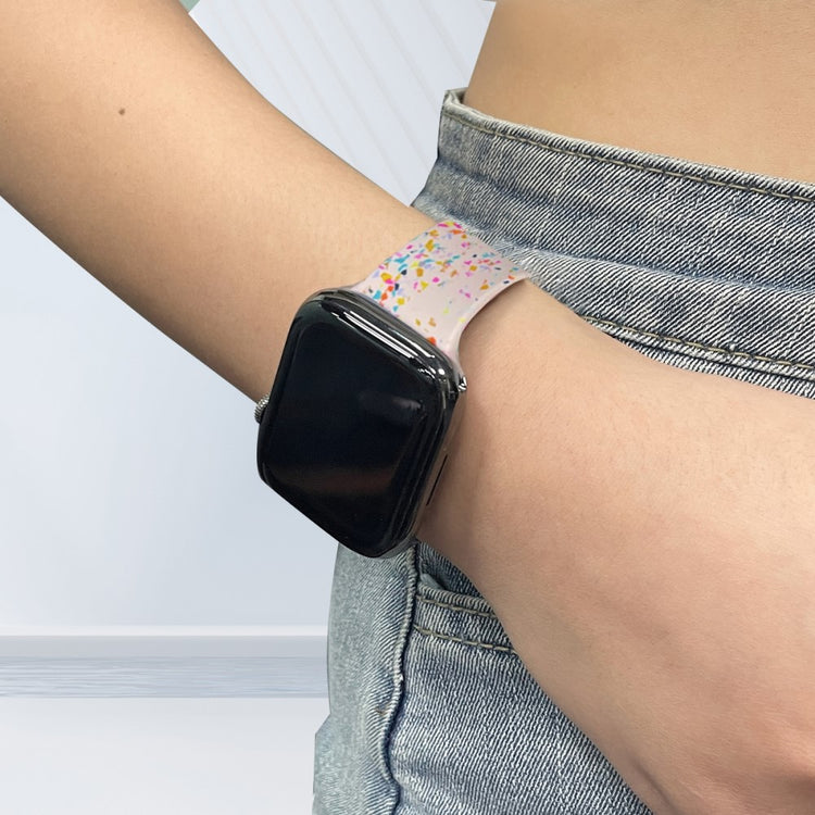 Sejt Silikone Universal Rem passer til Apple Smartwatch - Pink#serie_2