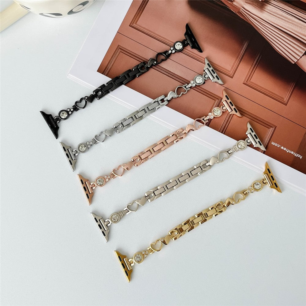 Apple Watch 49mm / 45mm / 44mm / 42mm Rhinestone Decor Watch Band - Starlight#serie_4