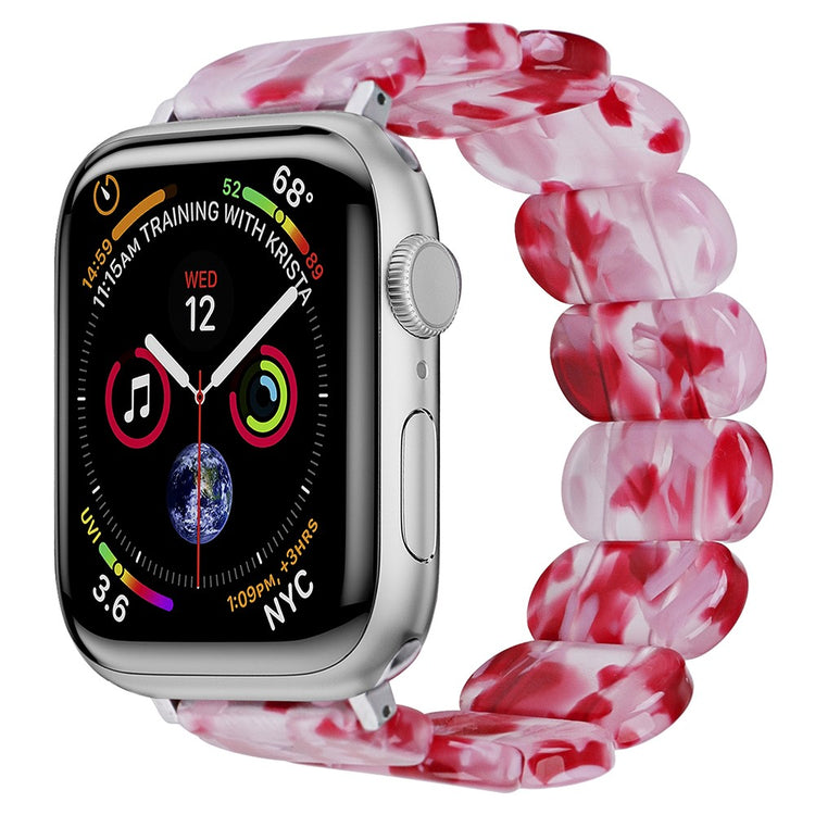 Watch Band Apple Watch Ultra 2 Ultra 49mm / 45mm / 44mm / 42mm Elastic Resin Strap - Hot Pink#serie_17