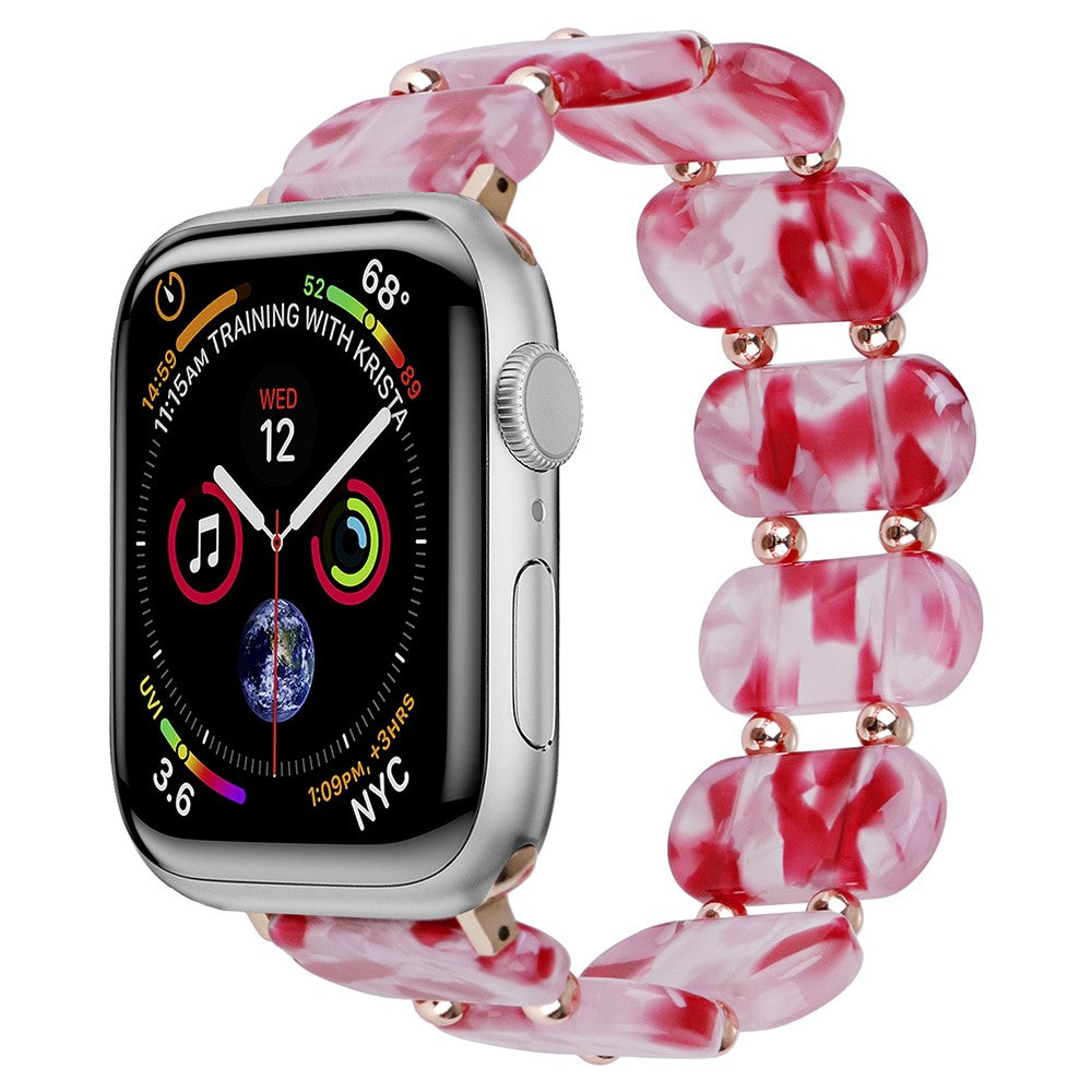 Sejt Silikone Universal Rem passer til Apple Smartwatch - Pink#serie_8