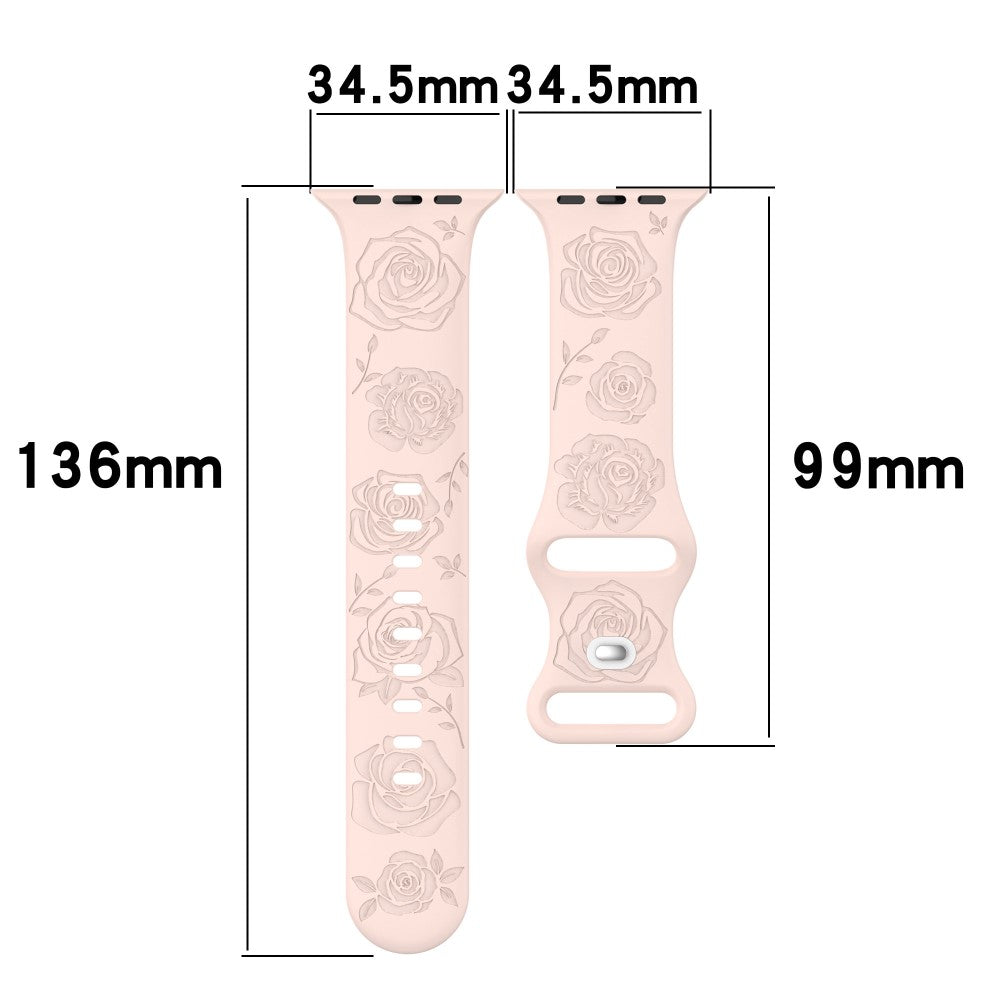 Apple Watch Series 41mm / 40mm / 38mm Silicone Watch Band Replacement Strap - Light Green#serie_4