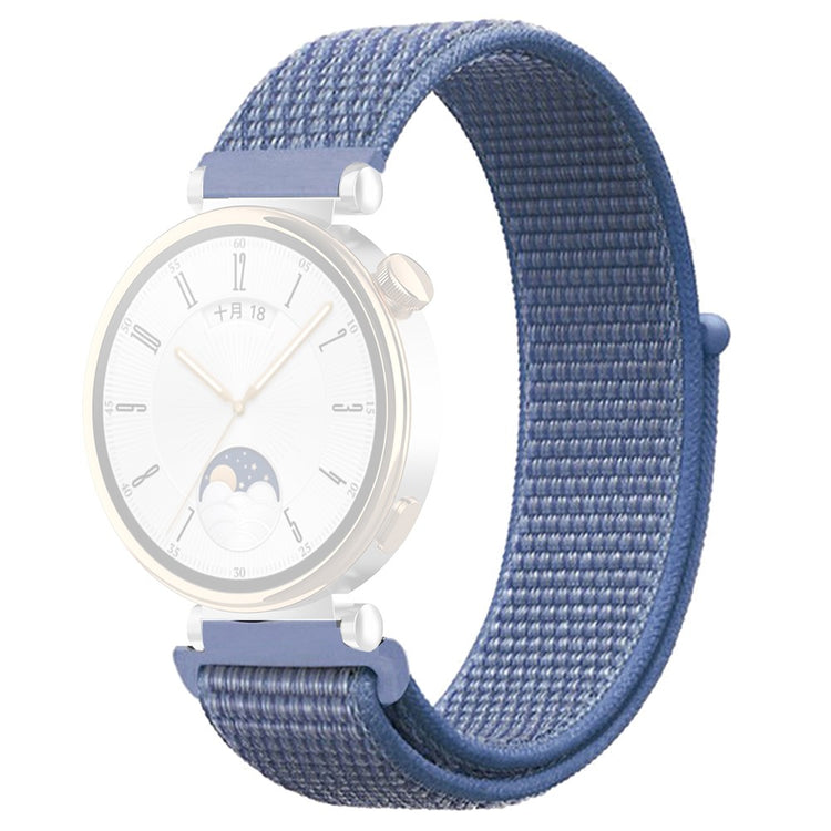 Huawei Watch GT 4 41mm / Garmin Venu 3S Watch Band 18mm Nylon Loop Adjustable Wrist Strap - Sea Blue#serie_12