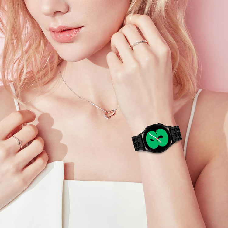 Skøn Metal Universal Rem passer til Samsung Smartwatch - Sort#serie_1