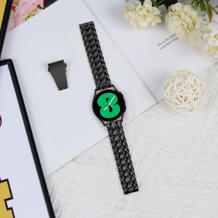 Holdbart Metal Universal Rem passer til Samsung Smartwatch - Sort#serie_2