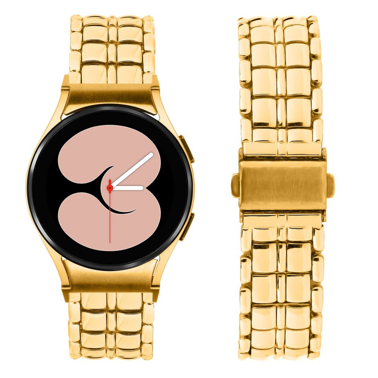 Super Fantastisk Metal Universal Rem passer til Samsung Smartwatch - Guld#serie_3