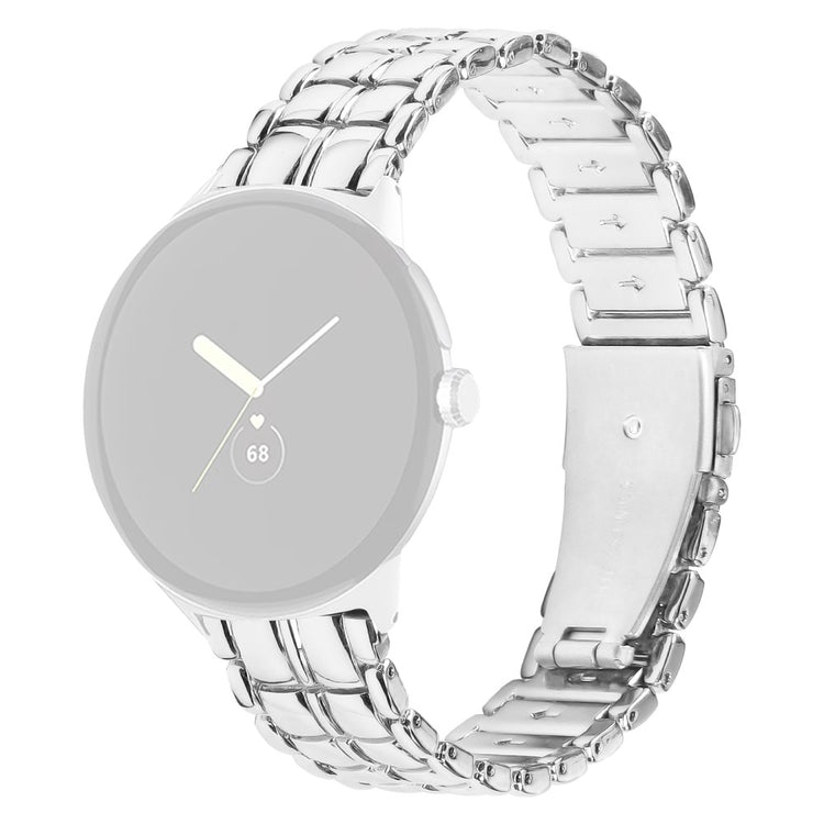 Metal Universal Rem passer til Google Pixel Watch / Google Pixel Watch 2 - Sølv#serie_1