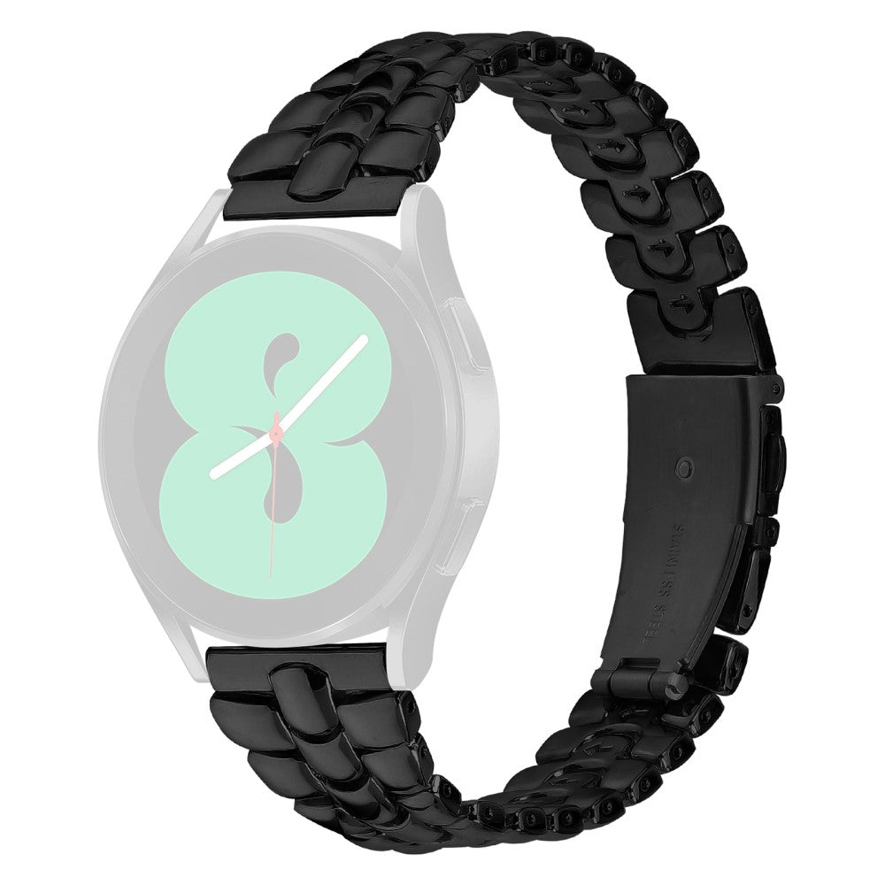 Mega KΓΈnt Metal Universal Rem passer til Samsung Smartwatch - Sort#serie_1