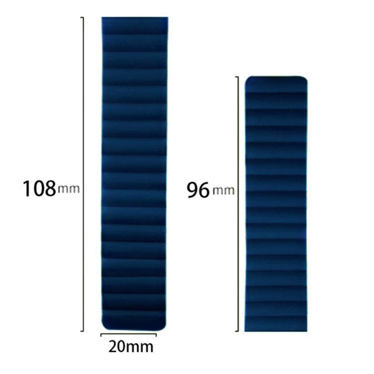 Huami Amazfit GTS 4 / 3 / 2 / 1 / mini Silicone Watch Strap 20mm Magnetic Sports Band - Grey+Yellow#serie_6