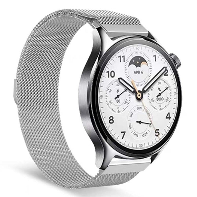 Meget Godt Metal Universal Rem passer til Smartwatch - Sølv#serie_7