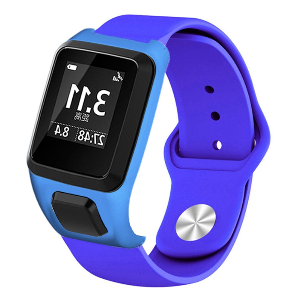Rigtigt Godt Silikone Universal Rem passer til Tomtom Smartwatch - BlΓ₯#serie_1
