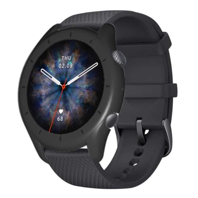 Stødsikker Silikone Universal Bumper passer til Amazfit GTR 3 / Amazfit GTR 3 Pro - Sort#serie_6