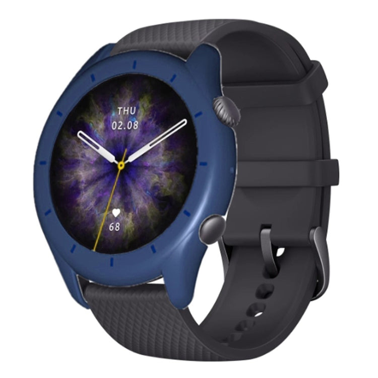 Stødsikker Silikone Universal Bumper passer til Amazfit GTR 3 / Amazfit GTR 3 Pro - Blå#serie_8