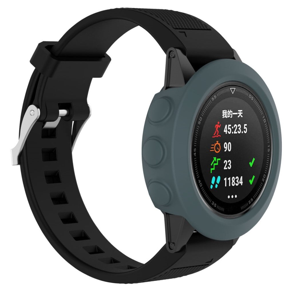 Meget Fed Garmin Fenix 5X / Garmin Tactix Charlie Silikone Cover - Blå#serie_2
