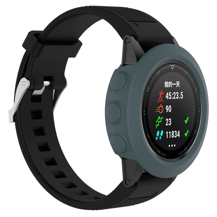 Meget Fed Garmin Fenix 5X / Garmin Tactix Charlie Silikone Cover - Blå#serie_2