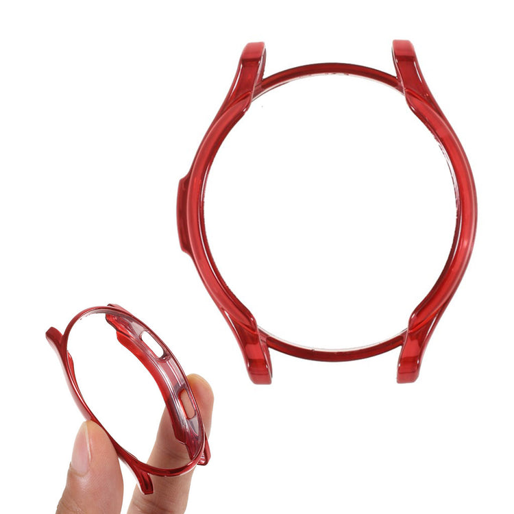 Rigtigt Fed Silikone Cover til Samsung Galaxy Watch 4 Classic (46mm) - Rød#serie_2