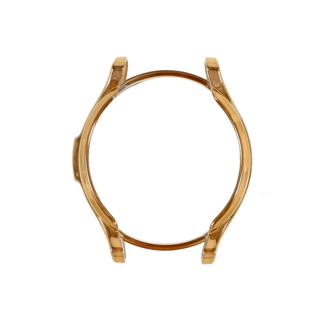 Rigtigt Fed Silikone Cover til Samsung Galaxy Watch 4 Classic (46mm) - Guld#serie_5