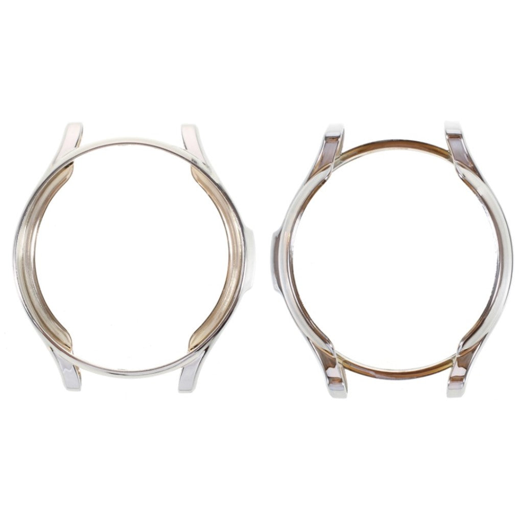 Rigtigt Fed Silikone Cover til Samsung Galaxy Watch 4 Classic (46mm) - Sølv#serie_8