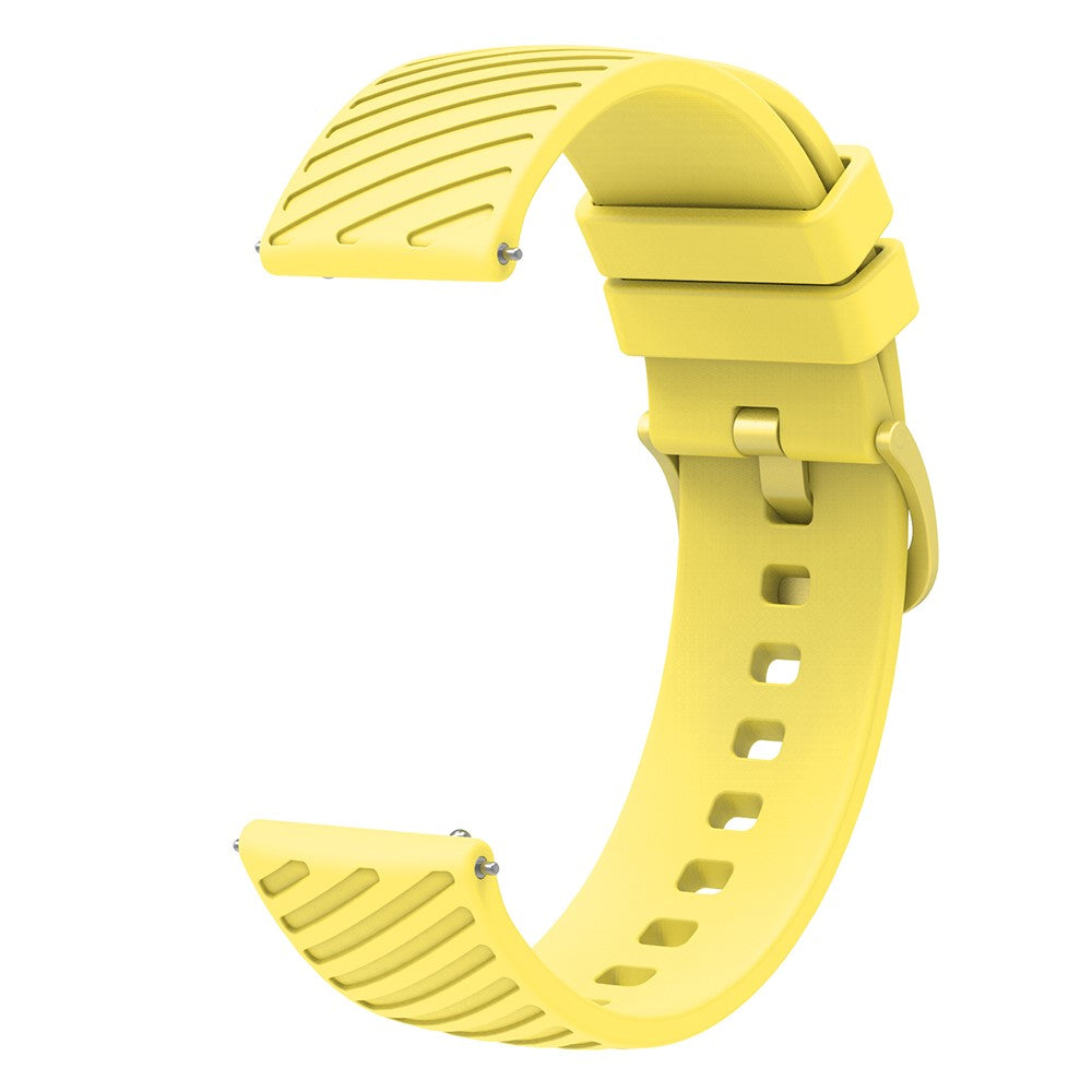 Cool Silikone Universal Rem passer til Smartwatch - Gul#serie_1