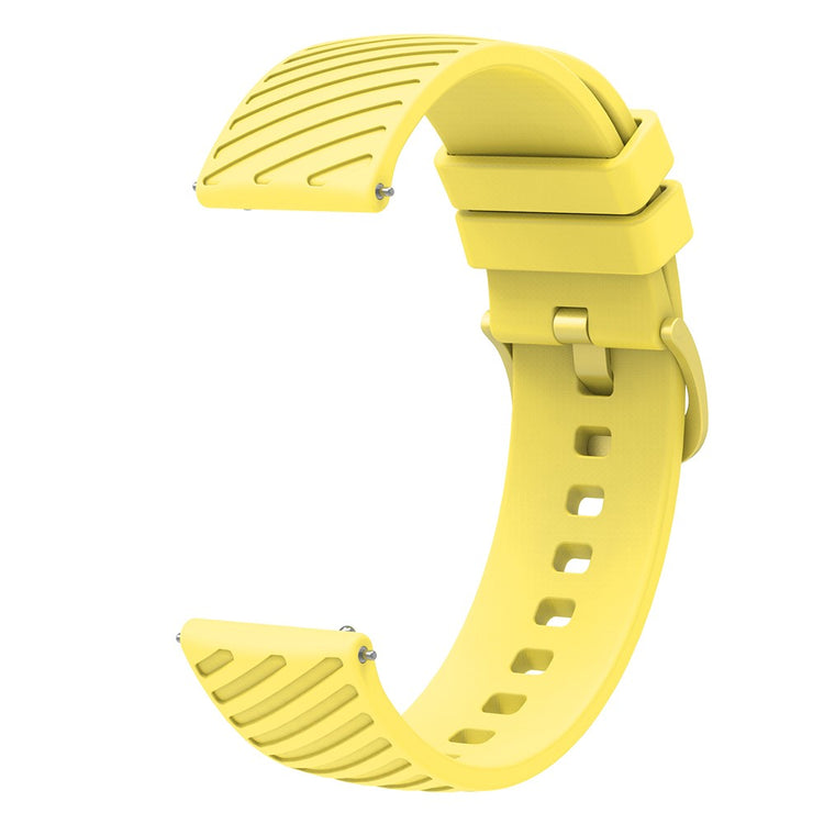 Cool Silikone Universal Rem passer til Smartwatch - Gul#serie_1