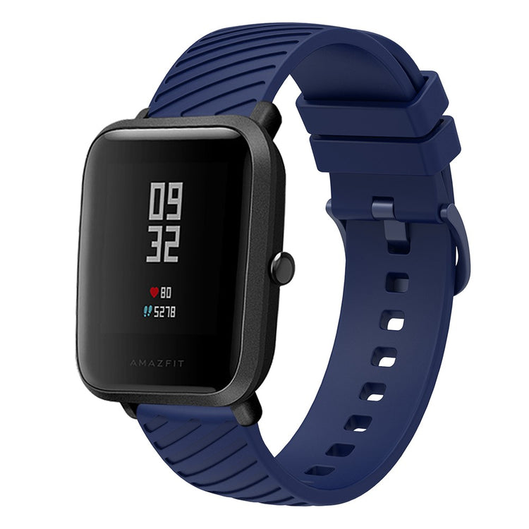 Cool Silikone Universal Rem passer til Smartwatch - Blå#serie_10