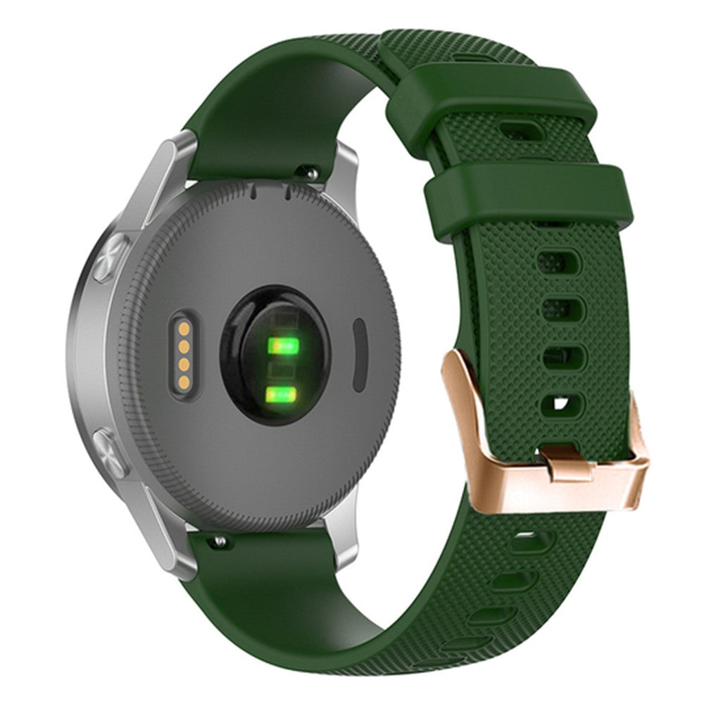 20mm Universal texture pattern silicone strap - Army Green#serie_7