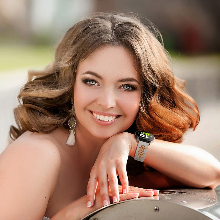 Mega Komfortabel Metal Og Silikone Universal Rem passer til Smartwatch - Sølv#serie_1