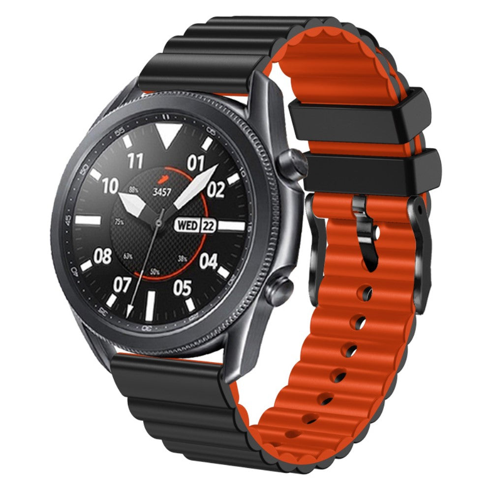 Super Fantastisk Metal Og Silikone Universal Rem passer til Smartwatch - Sort#serie_4