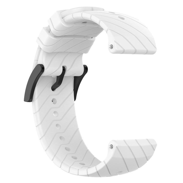 Pænt Metal Og Silikone Universal Rem passer til Smartwatch - Hvid#serie_2