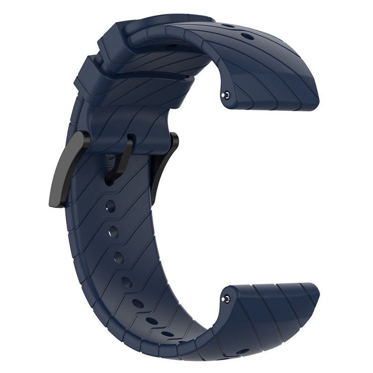 Pænt Metal Og Silikone Universal Rem passer til Smartwatch - Blå#serie_6