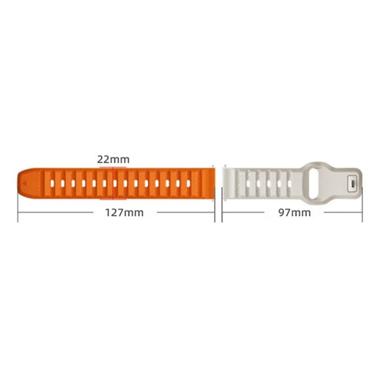 22mm Universal dot texture style strap - Orange#serie_5