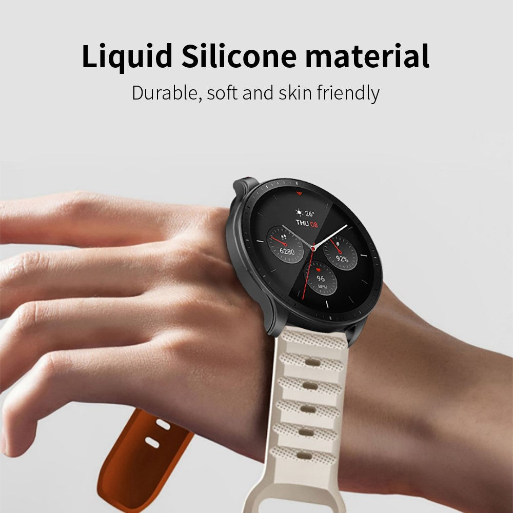 Cool Silikone Universal Rem passer til Smartwatch - Grøn#serie_7