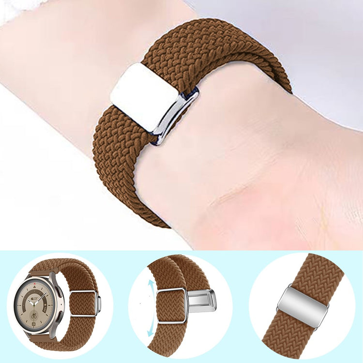 22mm Universal nylon strap with magnetic buckle - Starlight Pink#serie_12