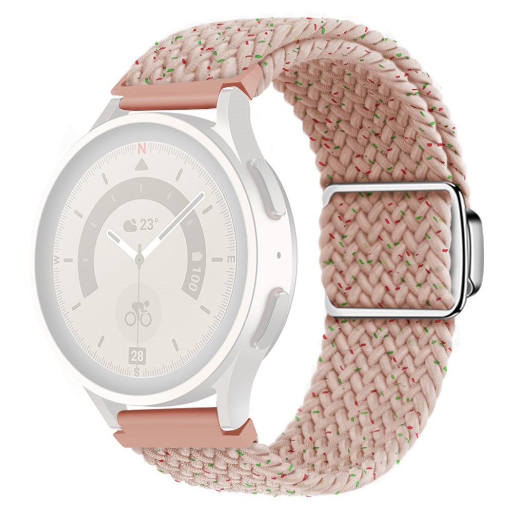22mm Universal nylon strap with magnetic buckle - Starlight Pink#serie_12