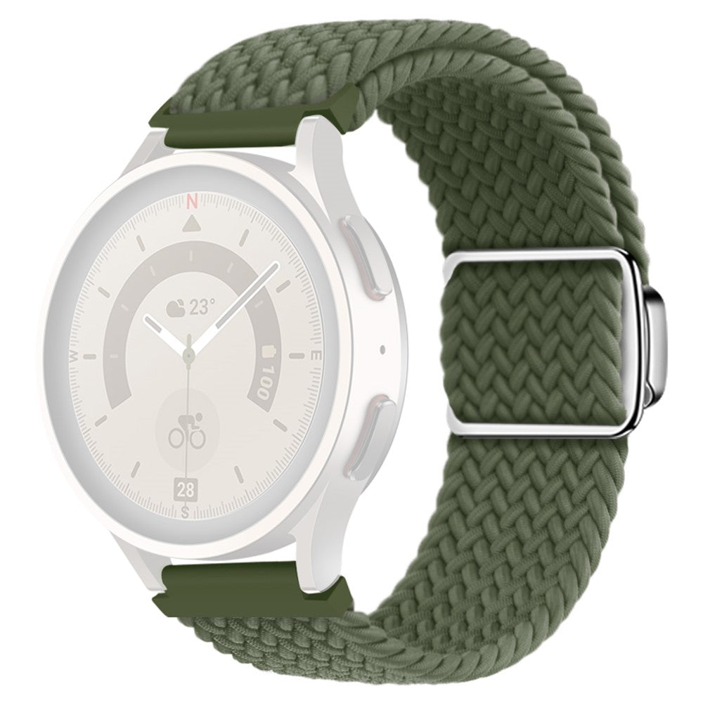 22mm Universal nylon strap with magnetic buckle - Dark Olive Green#serie_3