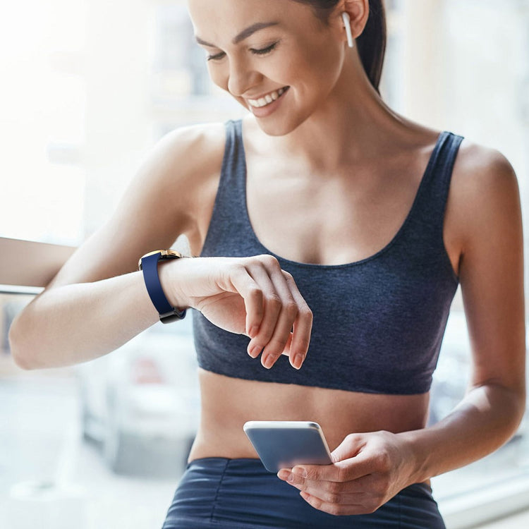 20mm Universal silicone strap with black buckle - Midnight Blue#serie_11