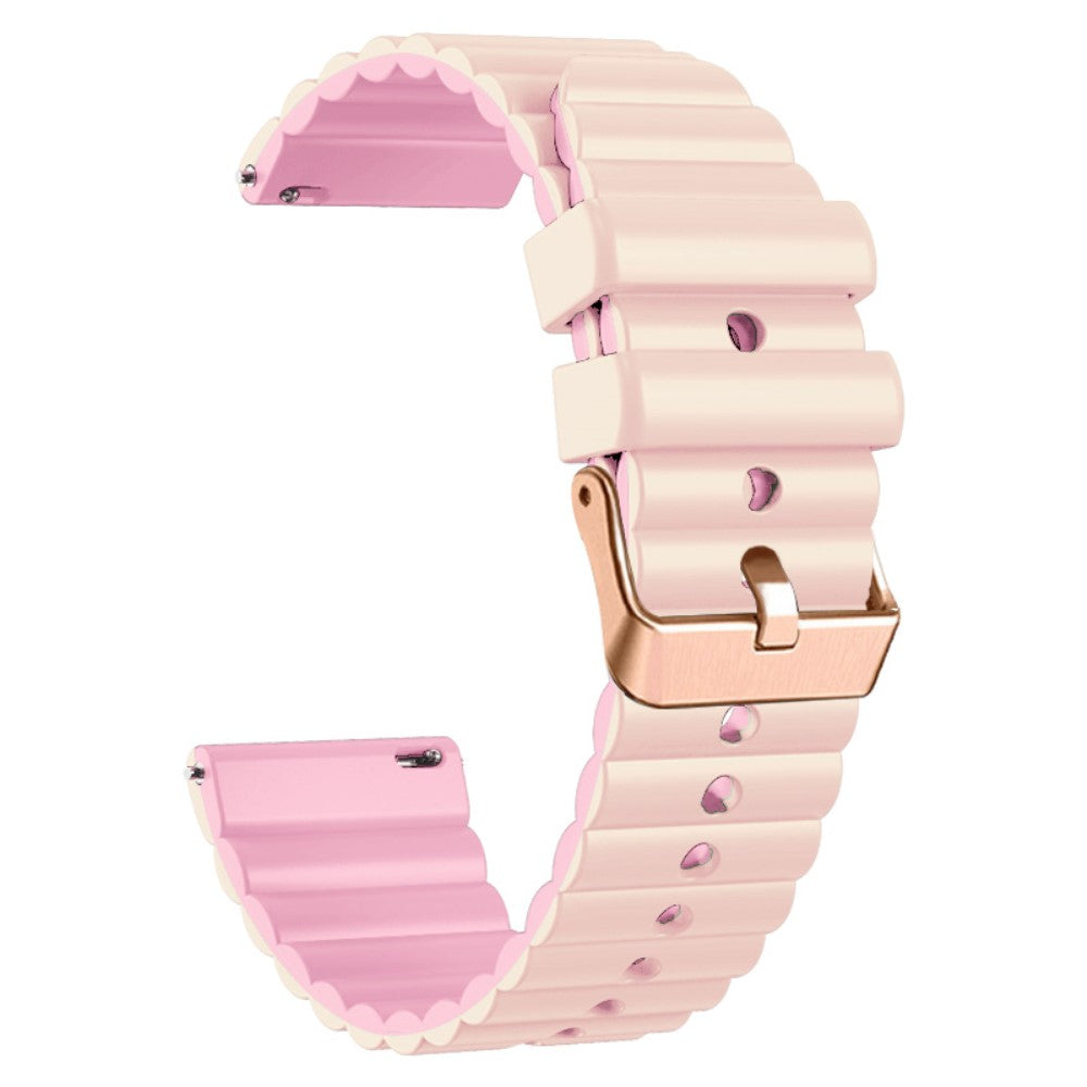 Helt Vildt Smuk Silikone Universal Rem passer til Smartwatch - Pink#serie_7
