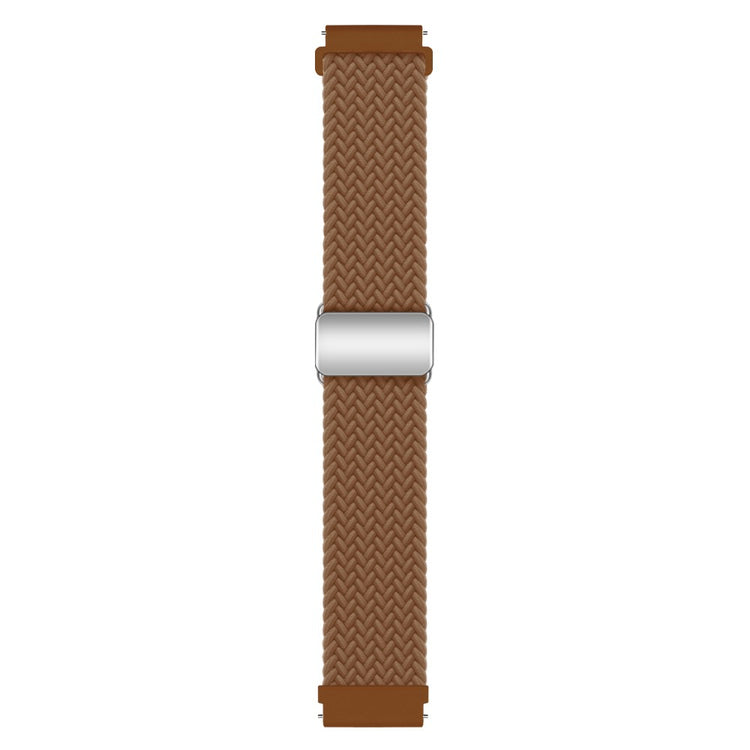 Vildt Smuk Metal Og Nylon Universal Rem passer til Smartwatch - Brun#serie_1