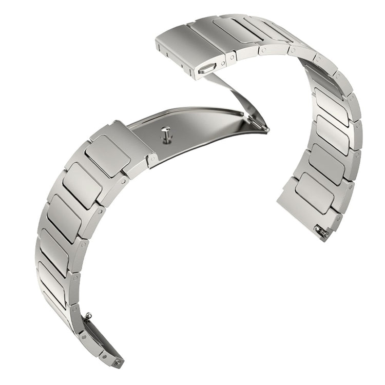 Helt Vildt Godt Metal Universal Rem passer til Smartwatch - Sølv#serie_2