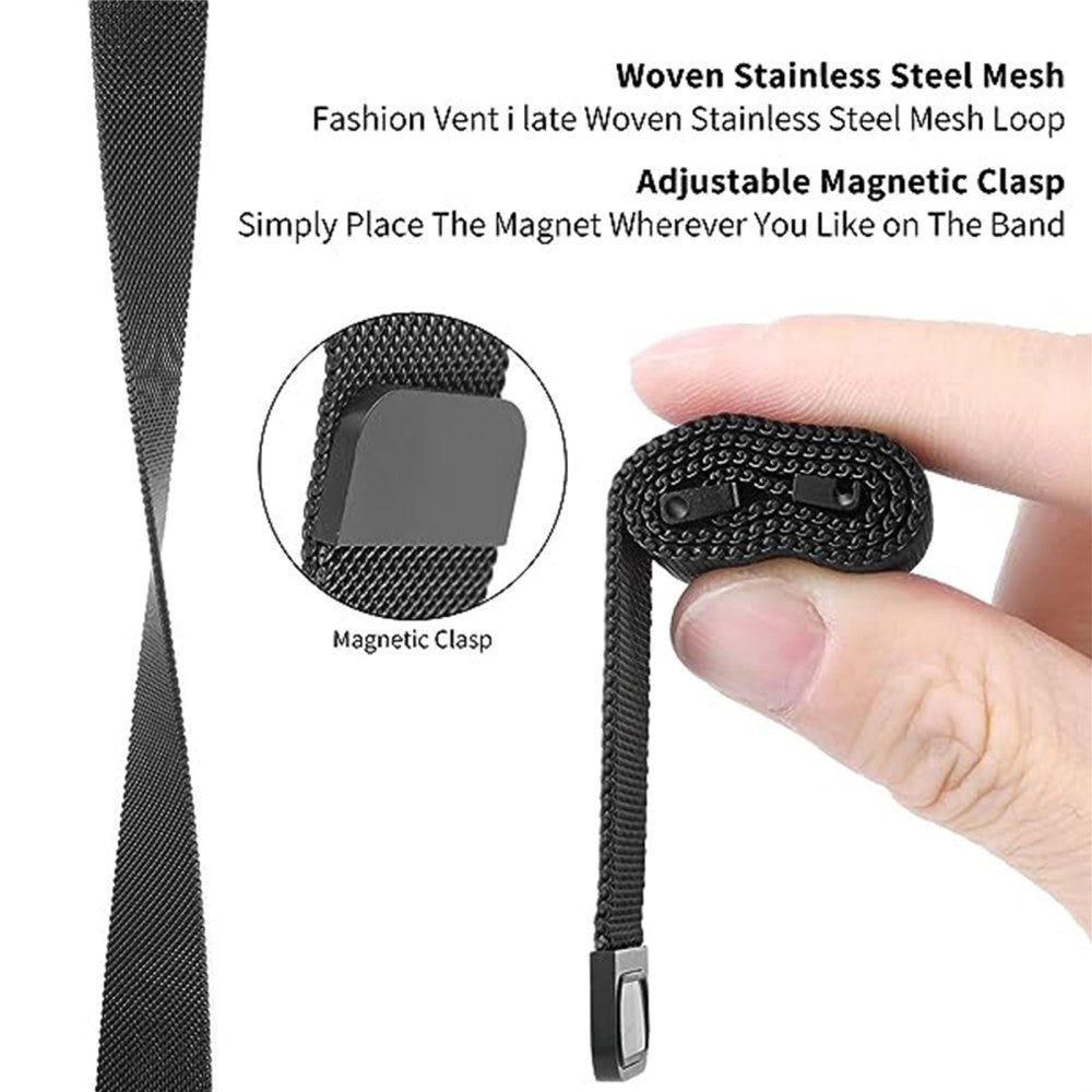 Rigtigt Skøn Metal Universal Rem passer til Smartwatch - Pink#serie_3