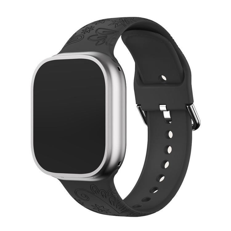 Helt Vildt Smuk Silikone Universal Rem passer til Apple Smartwatch - Sort#serie_3