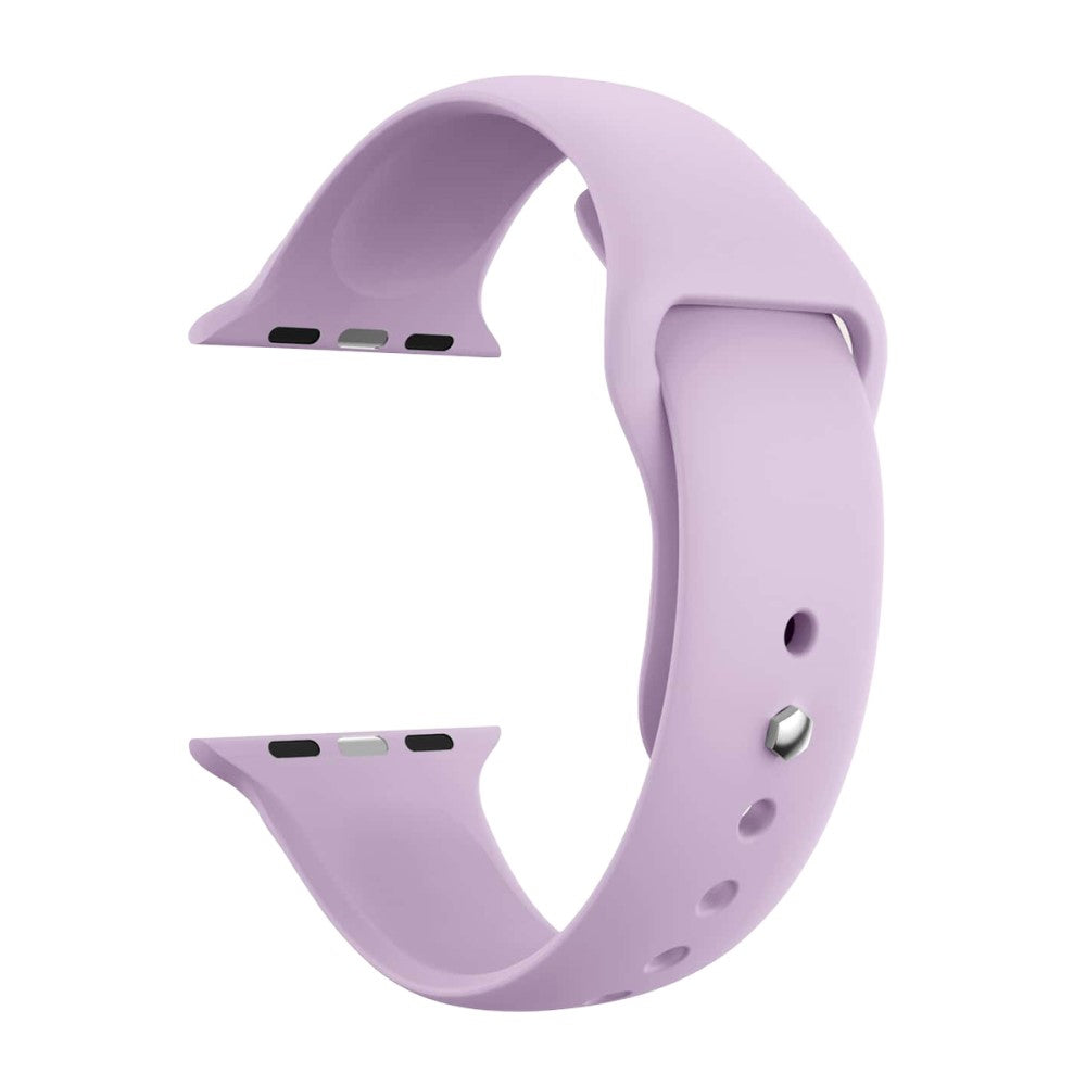 Vildt Fantastisk Silikone Universal Rem passer til Apple Smartwatch - Lilla#serie_5