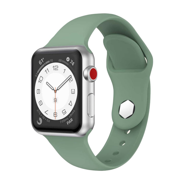 Vildt Fantastisk Silikone Universal Rem passer til Apple Smartwatch - Grøn#serie_6