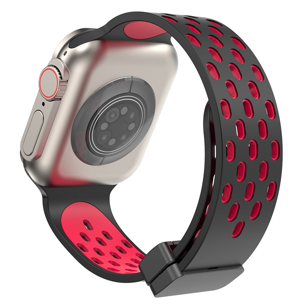 Fortrinligt Silikone Universal Rem passer til Apple Smartwatch - RΓΈd#serie_1