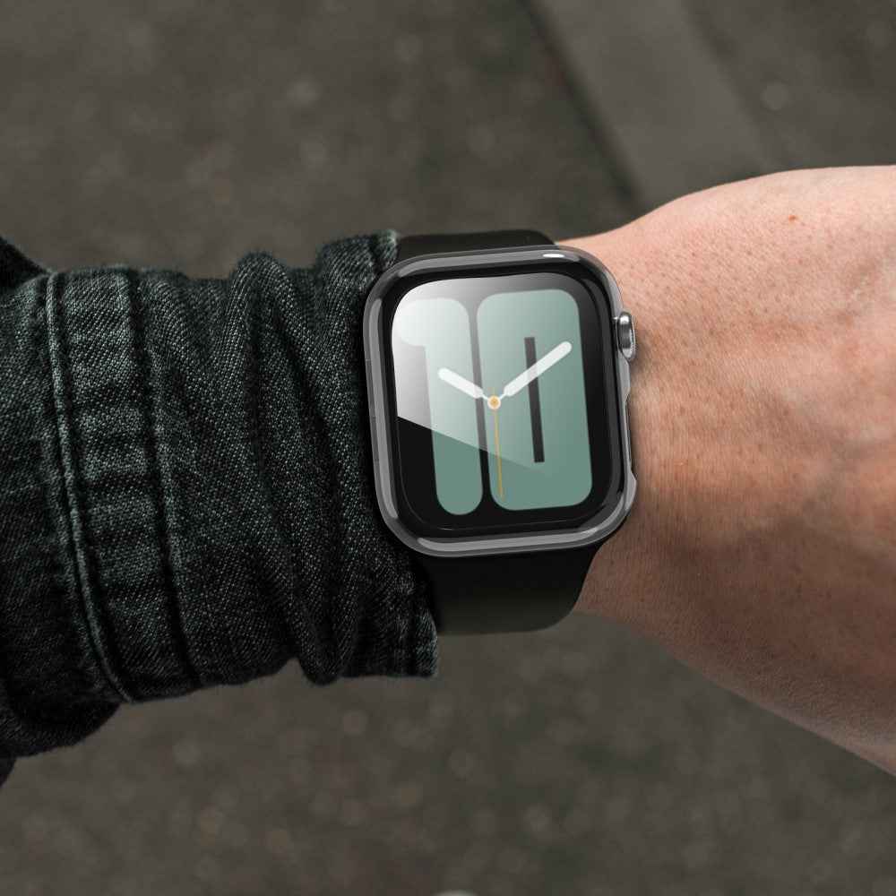 Mega Flot Universal Apple Cover med Skærmbeskytter i Plastik og Hærdet Glas - Gennemsigtig#serie_10